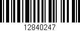 Código de barras (EAN, GTIN, SKU, ISBN): '12840247'