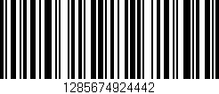 Código de barras (EAN, GTIN, SKU, ISBN): '1285674924442'