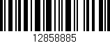 Código de barras (EAN, GTIN, SKU, ISBN): '12858885'