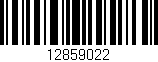 Código de barras (EAN, GTIN, SKU, ISBN): '12859022'