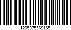 Código de barras (EAN, GTIN, SKU, ISBN): '1285975669165'
