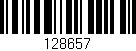 Código de barras (EAN, GTIN, SKU, ISBN): '128657'
