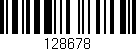Código de barras (EAN, GTIN, SKU, ISBN): '128678'