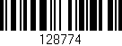 Código de barras (EAN, GTIN, SKU, ISBN): '128774'
