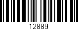 Código de barras (EAN, GTIN, SKU, ISBN): '12889'