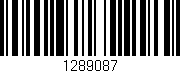 Código de barras (EAN, GTIN, SKU, ISBN): '1289087'