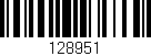 Código de barras (EAN, GTIN, SKU, ISBN): '128951'