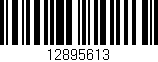 Código de barras (EAN, GTIN, SKU, ISBN): '12895613'