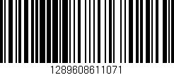 Código de barras (EAN, GTIN, SKU, ISBN): '1289608611071'