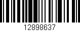 Código de barras (EAN, GTIN, SKU, ISBN): '12898637'