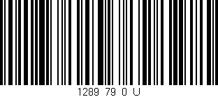 Código de barras (EAN, GTIN, SKU, ISBN): '1289_79_0_U'