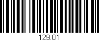 Código de barras (EAN, GTIN, SKU, ISBN): '129.01'