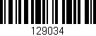 Código de barras (EAN, GTIN, SKU, ISBN): '129034'