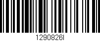 Código de barras (EAN, GTIN, SKU, ISBN): '1290826I'
