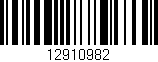 Código de barras (EAN, GTIN, SKU, ISBN): '12910982'