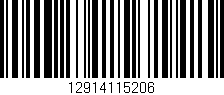 Código de barras (EAN, GTIN, SKU, ISBN): '12914115206'