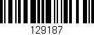 Código de barras (EAN, GTIN, SKU, ISBN): '129187'