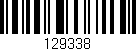 Código de barras (EAN, GTIN, SKU, ISBN): '129338'