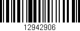 Código de barras (EAN, GTIN, SKU, ISBN): '12942906'