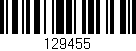 Código de barras (EAN, GTIN, SKU, ISBN): '129455'