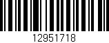 Código de barras (EAN, GTIN, SKU, ISBN): '12951718'