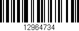 Código de barras (EAN, GTIN, SKU, ISBN): '12964734'