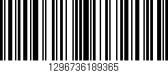 Código de barras (EAN, GTIN, SKU, ISBN): '1296736189365'