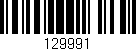 Código de barras (EAN, GTIN, SKU, ISBN): '129991'