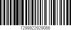 Código de barras (EAN, GTIN, SKU, ISBN): '1299922929066'