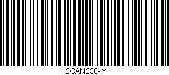 Código de barras (EAN, GTIN, SKU, ISBN): '12CAN238-IY'