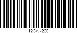 Código de barras (EAN, GTIN, SKU, ISBN): '12CAN238'