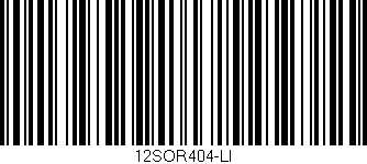 Código de barras (EAN, GTIN, SKU, ISBN): '12SOR404-LI'