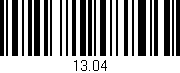 Código de barras (EAN, GTIN, SKU, ISBN): '13.04'
