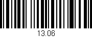 Código de barras (EAN, GTIN, SKU, ISBN): '13.06'