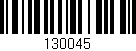 Código de barras (EAN, GTIN, SKU, ISBN): '130045'