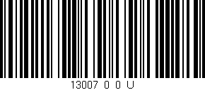 Código de barras (EAN, GTIN, SKU, ISBN): '13007_0_0_U'