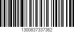 Código de barras (EAN, GTIN, SKU, ISBN): '1300837337362'