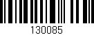 Código de barras (EAN, GTIN, SKU, ISBN): '130085'