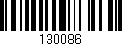 Código de barras (EAN, GTIN, SKU, ISBN): '130086'