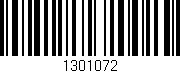 Código de barras (EAN, GTIN, SKU, ISBN): '1301072'