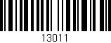 Código de barras (EAN, GTIN, SKU, ISBN): '13011'