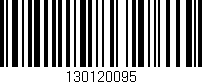 Código de barras (EAN, GTIN, SKU, ISBN): '130120095'