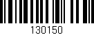 Código de barras (EAN, GTIN, SKU, ISBN): '130150'