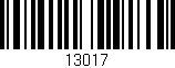 Código de barras (EAN, GTIN, SKU, ISBN): '13017'