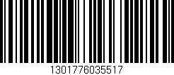 Código de barras (EAN, GTIN, SKU, ISBN): '1301776035517'
