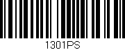 Código de barras (EAN, GTIN, SKU, ISBN): '1301PS'