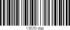 Código de barras (EAN, GTIN, SKU, ISBN): '13020-dap'