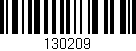 Código de barras (EAN, GTIN, SKU, ISBN): '130209'