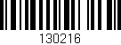 Código de barras (EAN, GTIN, SKU, ISBN): '130216'