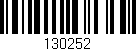 Código de barras (EAN, GTIN, SKU, ISBN): '130252'